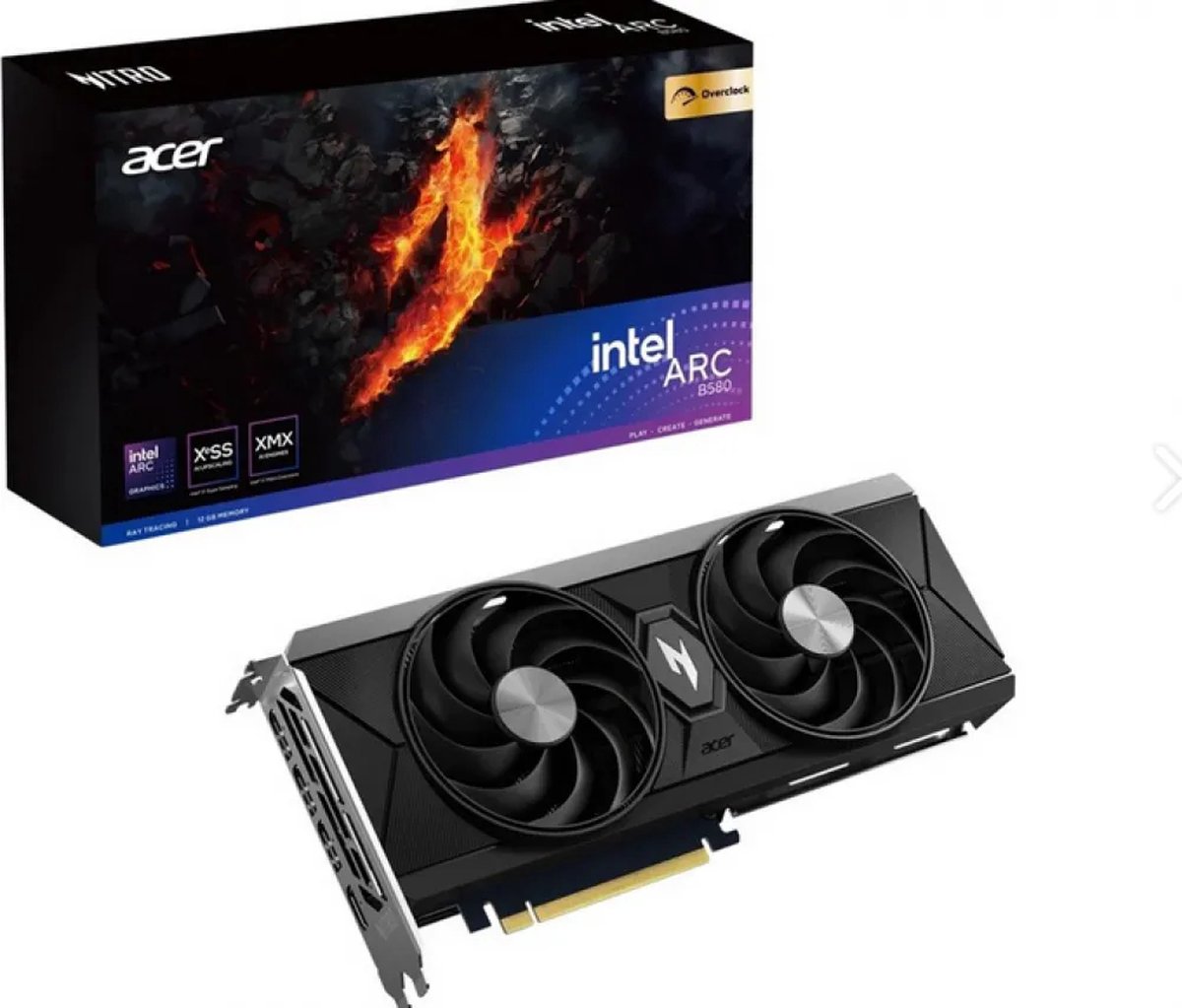 Acer Nitro Intel Arc B580 OC 12 GB grafische kaart