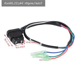 Trim schakelaar voor Power Tilt - Outboard Remote Control Box 87-18286A43 .