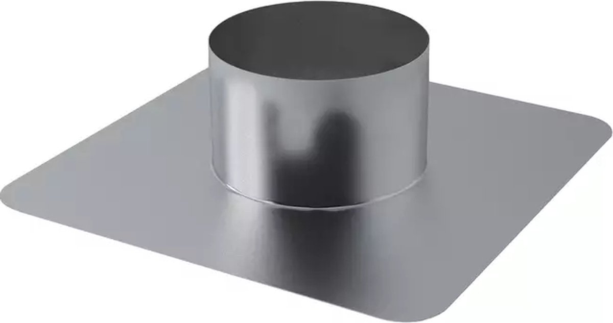 Thermoduct aluminium plakplaat voor dakdoorvoer diameter 315 mm - 24 graden