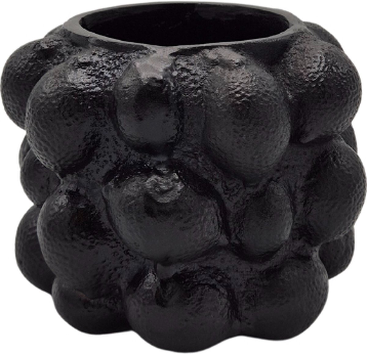Deco4yourhome® - Vaas - Citroen - Lemon - Zwart - Black