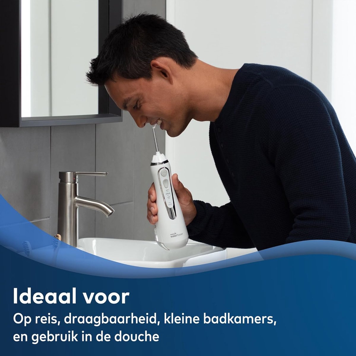 Waterpik Waterflosser Draadloos Advanced WP-580 Wit thumbnail 5