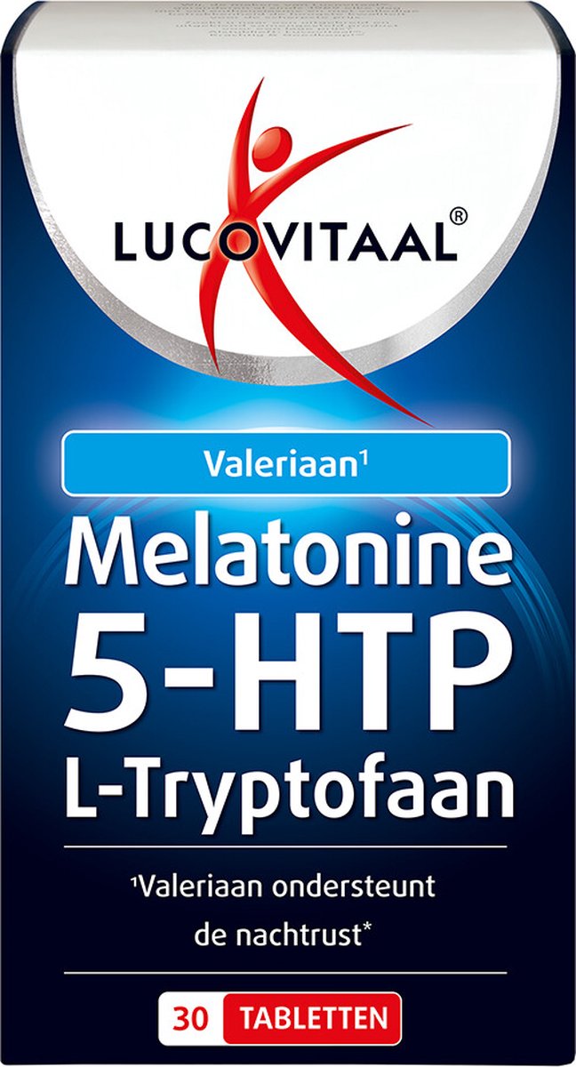 Goedkoopste Lucovitaal Melatonine 5-HTP L-Tryptofaan Voedingssupplement - 30 Tabletten