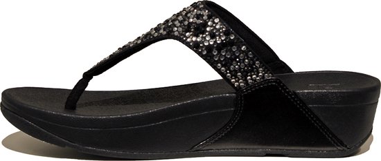 FitFlop Lulu Crystal- Bout Mix Zwart