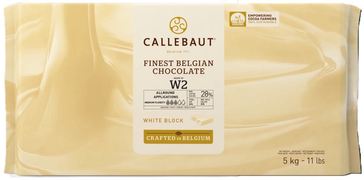 Witte chocolade blok W2 29,5% 5 KG