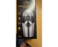 Royal Swiss 150W - Koffiemolen - Eenvoudige Bediening - Drukknopschakelaar - Perfect voor Koffie, Noten en Kruiden