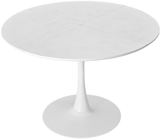 Table à manger ronde, quatre plateaux patchwork, table à manger avec piètement en métal, table d'appoint, table basse de loisirs, Wit