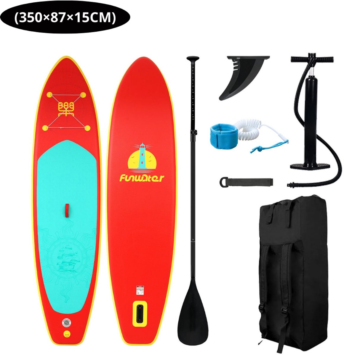 Nivard Sup Board - Opblaasbaar - Supboard - Sup Boards - Paddle - Kayak - Inclusief Accessoires - 350cm