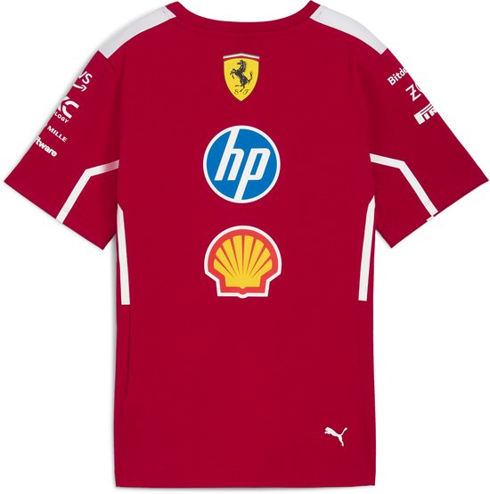 Ferrari Teamline T-shirt 2025 XXL - Lewis Hamilton - Charles Leclerc van Ferrari — afbeelding 2