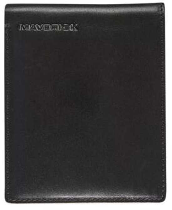 Portefeuille Maverick All Black RFID avec porte-cartes amovible