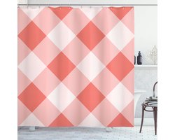 New Bed, Koraal Vintage Oude Mode Kunst, Douchegordijn Badkamer Decor Set met Haakjes, 180 cm B 200 cm L