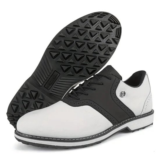 Bovista Golfschoenen Heren - Sneakers - Golfkleding - Golfschoenen Antislip - Waterdicht - Golfen - Zwart & Wit 45 van Bovista — afbeelding 3