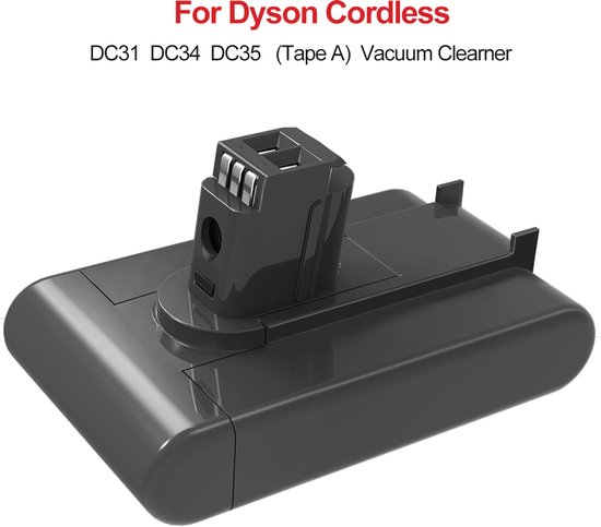 Compatible Accu geschikt voor o.a. Dyson DC31 / DC34 / DC35 / DC44 / DC45 ( Type A) – 22.2V 4Ah – P/N: DC31