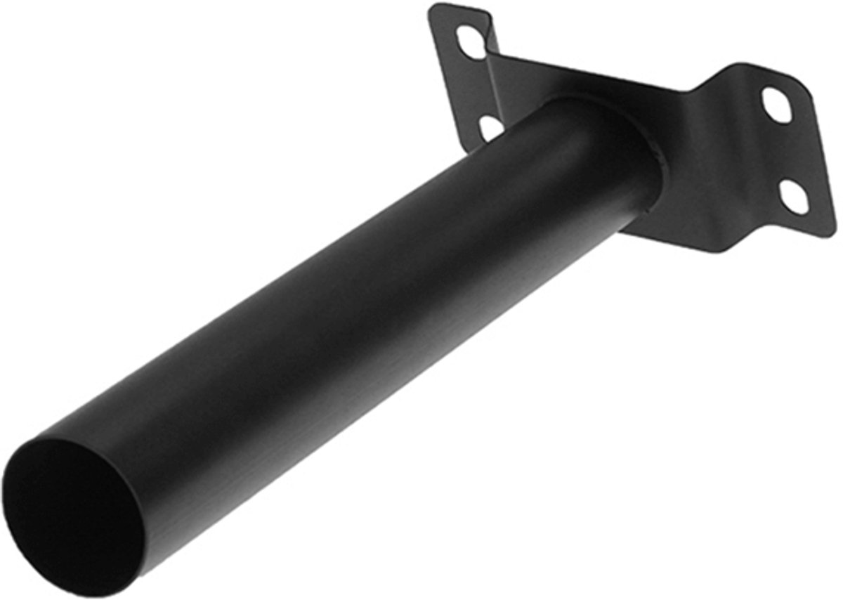 Muurbeugel voor Straatlamp – Ø48 mm – Zwart – Stevig & Weerbestendig