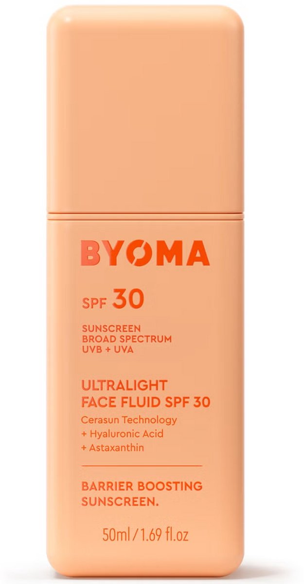 Byoma Ultralight Face Fluid SPF 30 – Hydraterende & Beschermende Gezichtsfluid – 50ml
