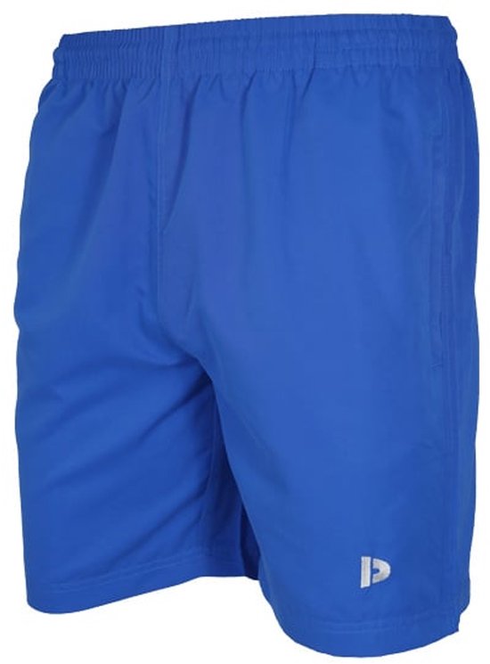 2-Pack Donnay Micro Fiber Short (Ian) - Pantalon de sport - Homme - taille S - Marine & Bleu Royal