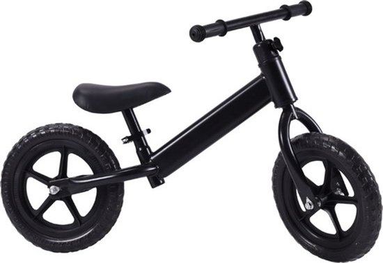 Buxibo Balance Bike – Loopfiets voor Kinderen 2-5 Jaar – Verstelbaar Zadel & Stuur – Lichtgewicht, Duurzaam – Zwart