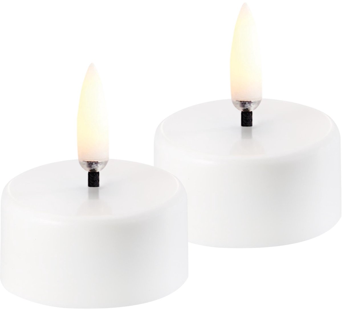 Uyuni Lighting - rechargeable Theelicht klein - set van 2 - 3,9 cm x 2,3 cm
