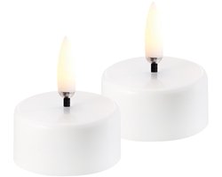 Uyuni Lighting - rechargeable Theelicht klein - set van 2 - 3,9 cm x 2,3 cm