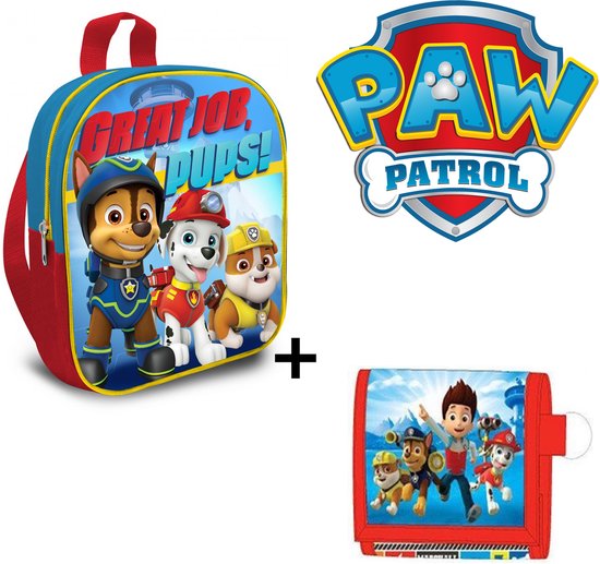 Porte-monnaie Pat' Patrouille - Sac Poitrine Enfant Avec Fermeture Velcro