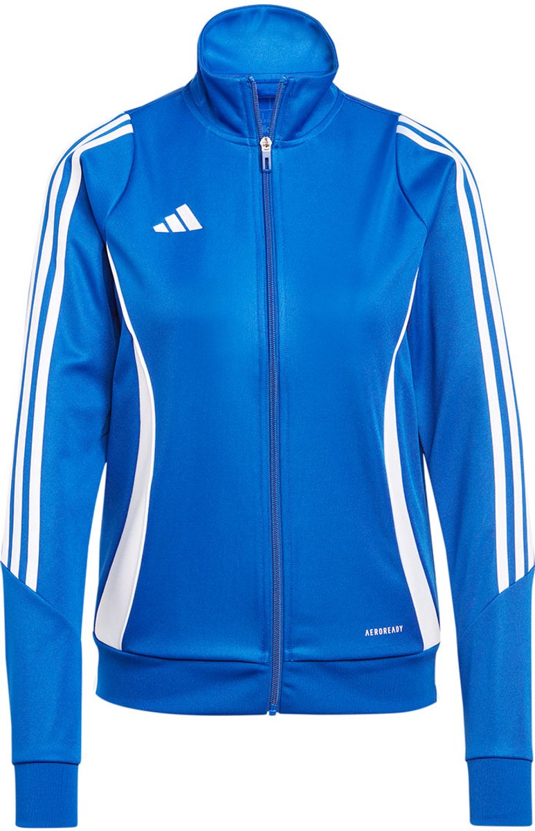 adidas Tiro 24 Training Sweatshirt met Rits 2XL Blauw