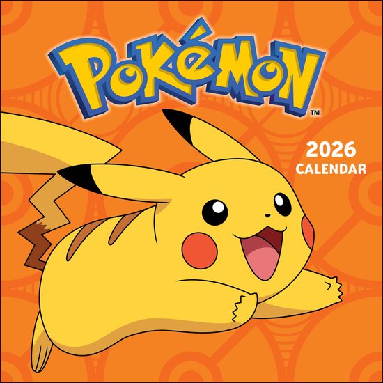 Pokémon 2026 Wall Calendar