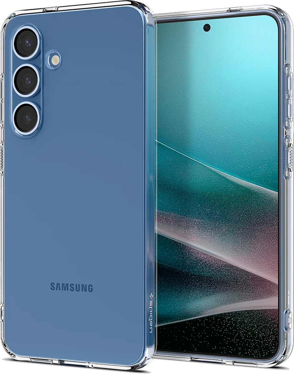 Spigen Hoesje geschikt voor Samsung Galaxy S25 - Liquid Crystal - Transparant