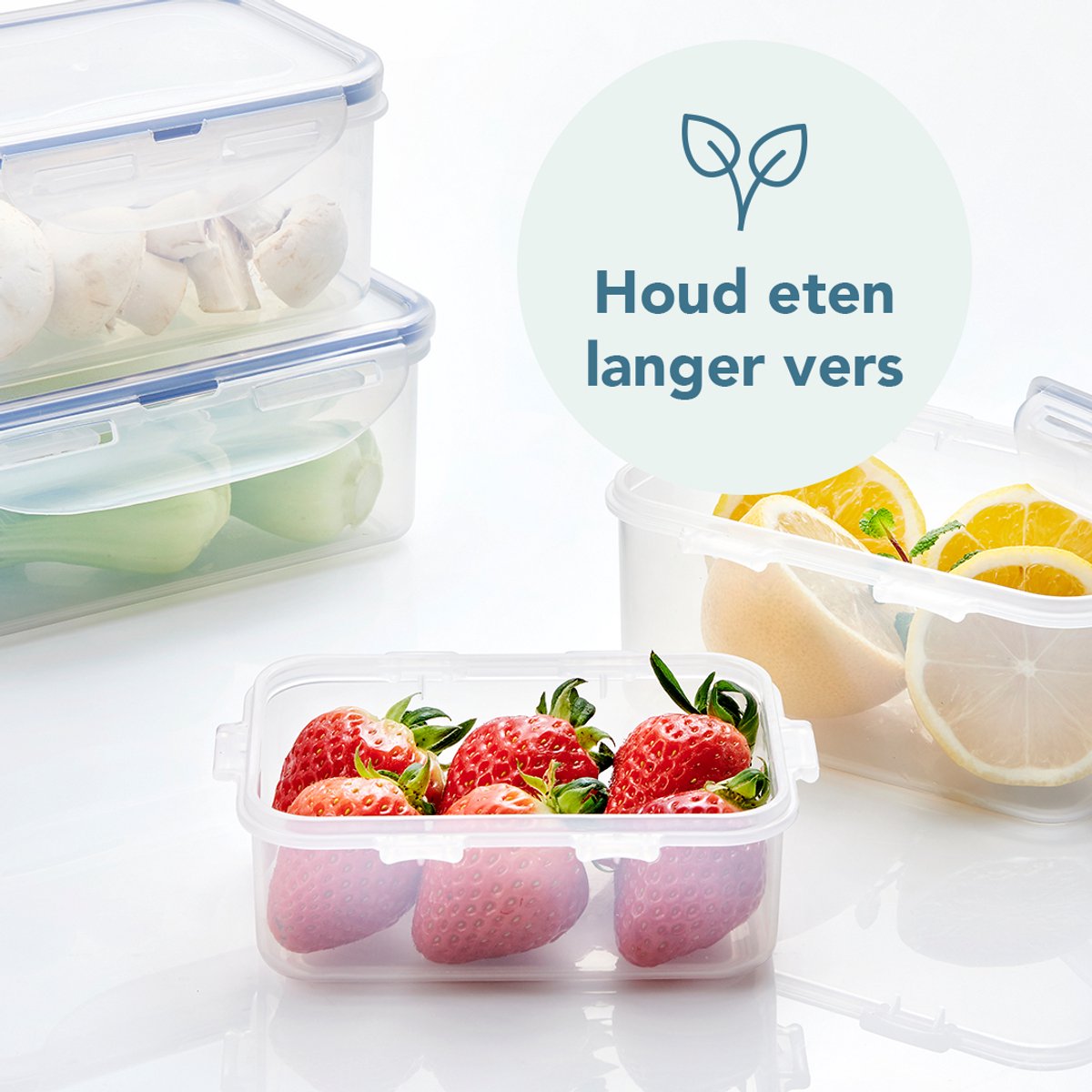 Lock&Lock Vershouddoos - Vershoudbakje - Bewaarbakje - Diepvriesbakje - Snackdoosje - Luchtdicht - Lekvrij - BPA vrij - PFAS vrij - Transparant - LocknLock - 350 ml — cadeau in Cadeau-ideeën - foto 6
