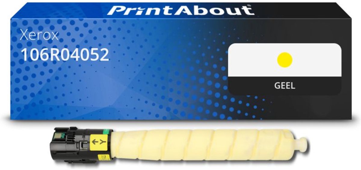 PrintAbout huismerk Toner 106R04052 Geel Hoge capaciteit geschikt voor Xerox