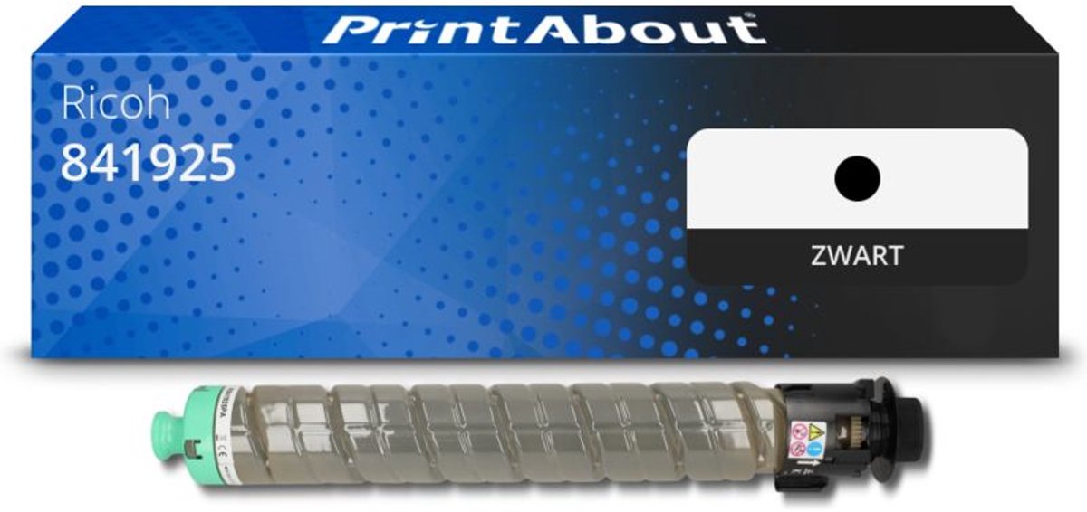 PrintAbout huismerk Toner 841925 (MP C2503) Zwart geschikt voor Ricoh
