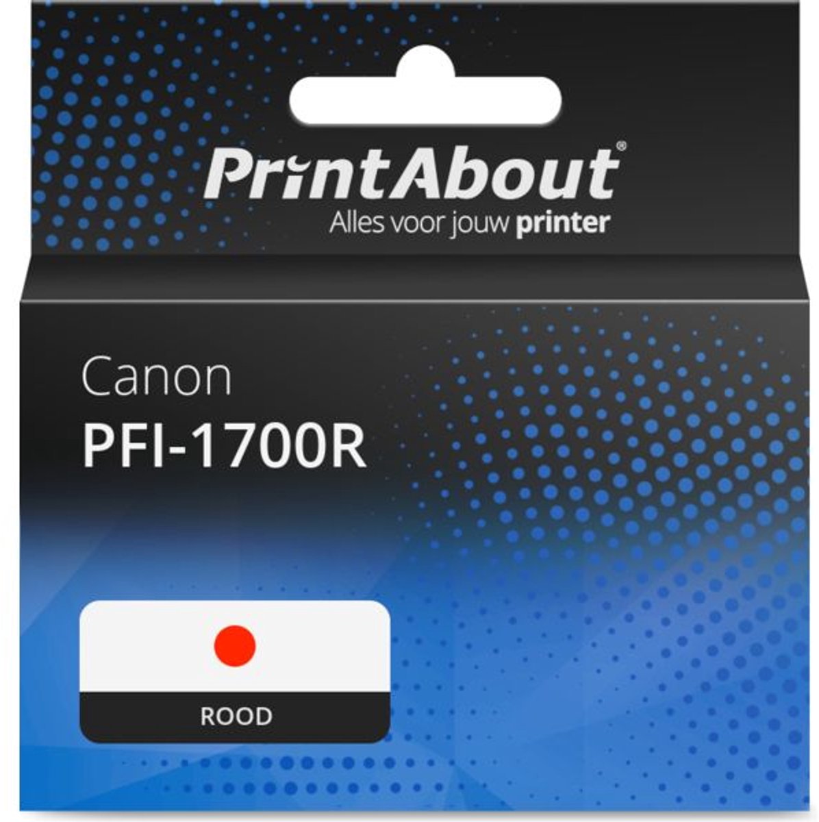 PrintAbout huismerk Inktcartridge PFI-1700R Rood geschikt voor Canon