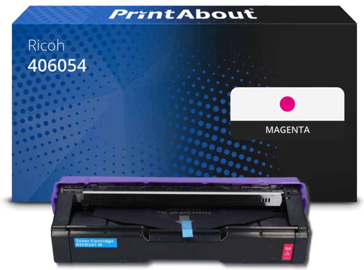 PrintAbout Huismerk Ricoh 406054 (406100) Toner Magenta