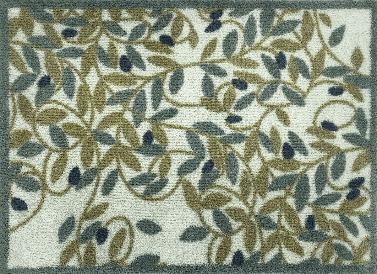 Kleen-Tex Turtle Wasbare Deurmat - Olive - 60 x 85 cm