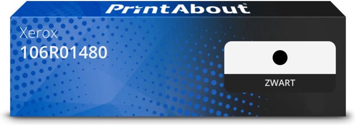 PrintAbout - Alternatief voor de Xerox 106R01480 / zwart