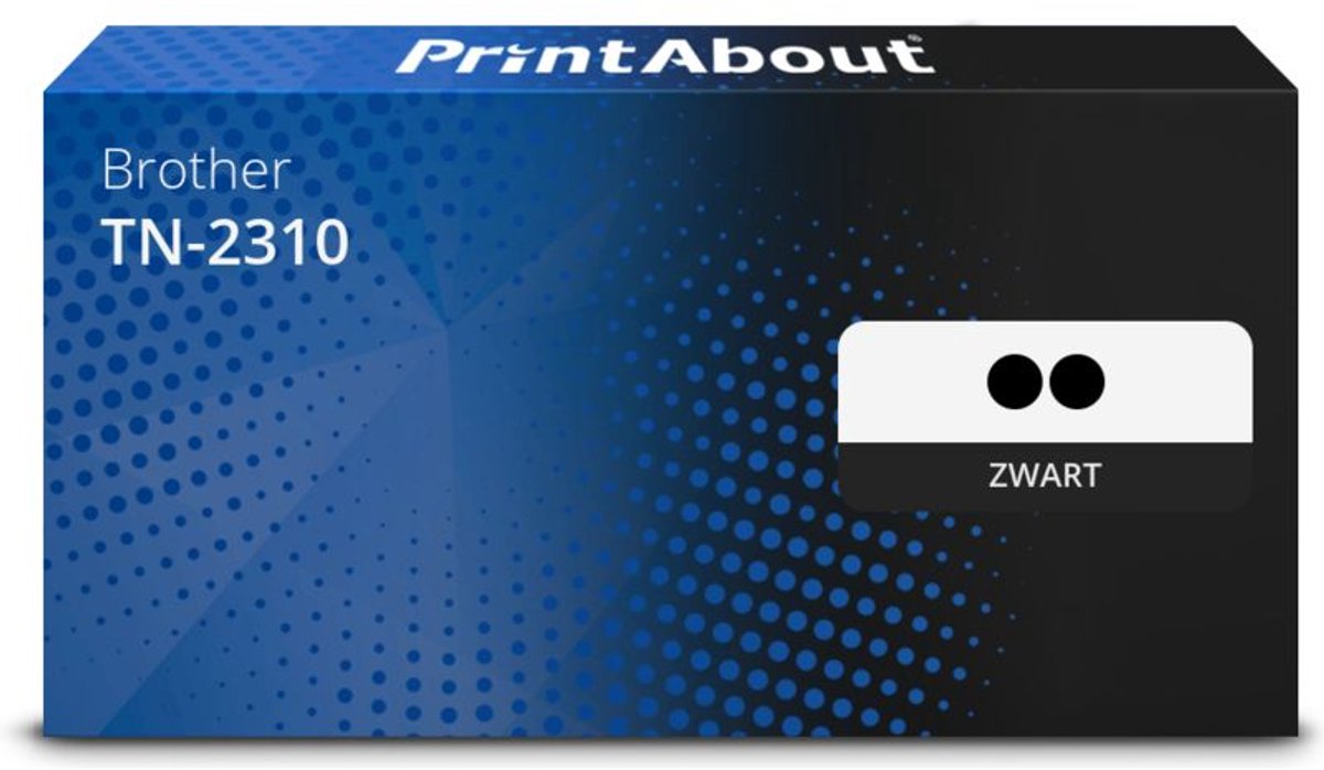 PrintAbout - Alternatief voor de Brother TN-2310 / Zwart / 2 Pack