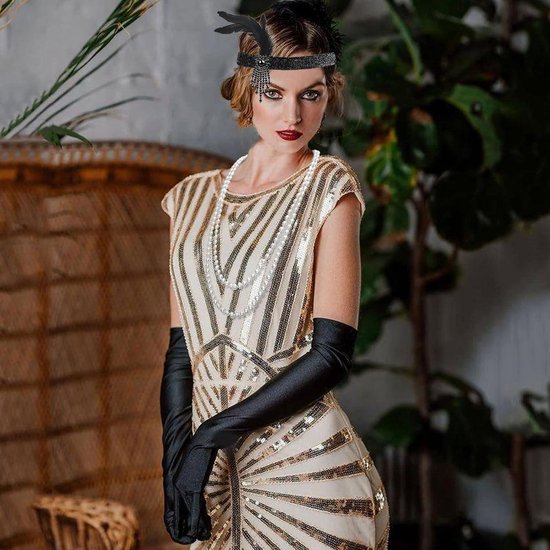 Hoofdbanden - Met strass steentjes - Charleston - Great gatsby - Kostuumaccessoires kopen? | Korting tot 56