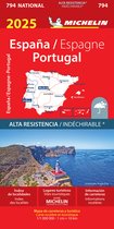 Nationale kaarten Michelin - Michelin 794 Spanje, Portugal scheurvast 2025