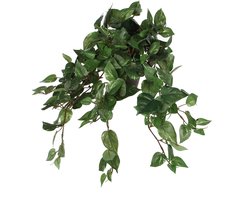 Mica Decorations Scindapsus Kunst Hangplant in Bloempot Stan - H45 x Ø25 cm - Groen
