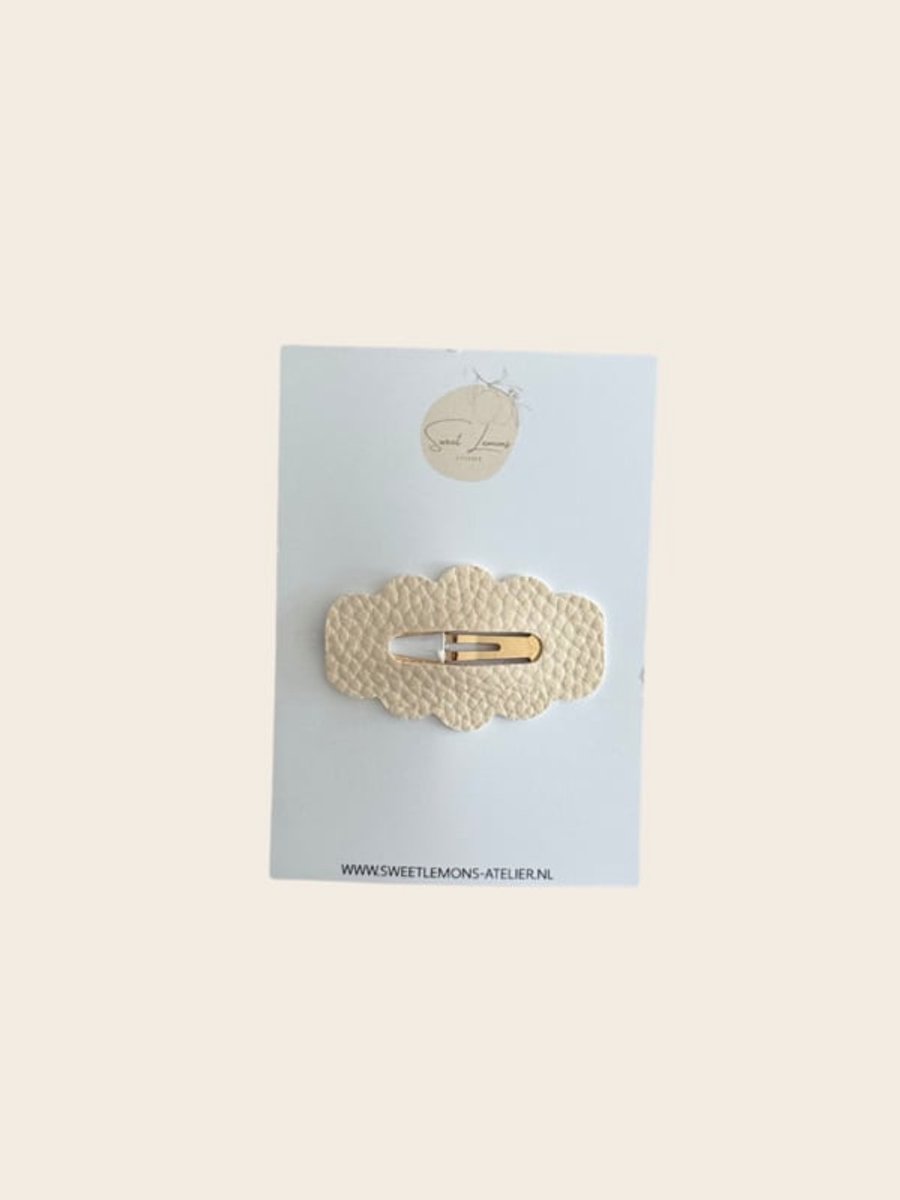 Bubbel Haarspeldje - Beige - Klikklak Haarspeldjes - Meisjes Haarspeldjes