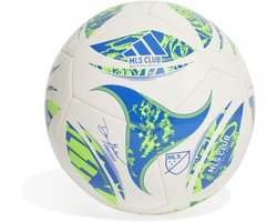 Adidas bal MLS CLB wit/blauw - Maat 3