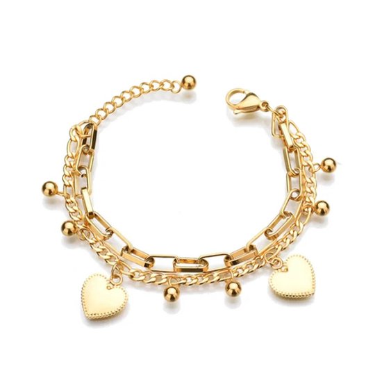 Bracelet Sorprese - Vega - Or - Acier Inoxydable - Bracelet Femme - Cadeau - Modèle U
