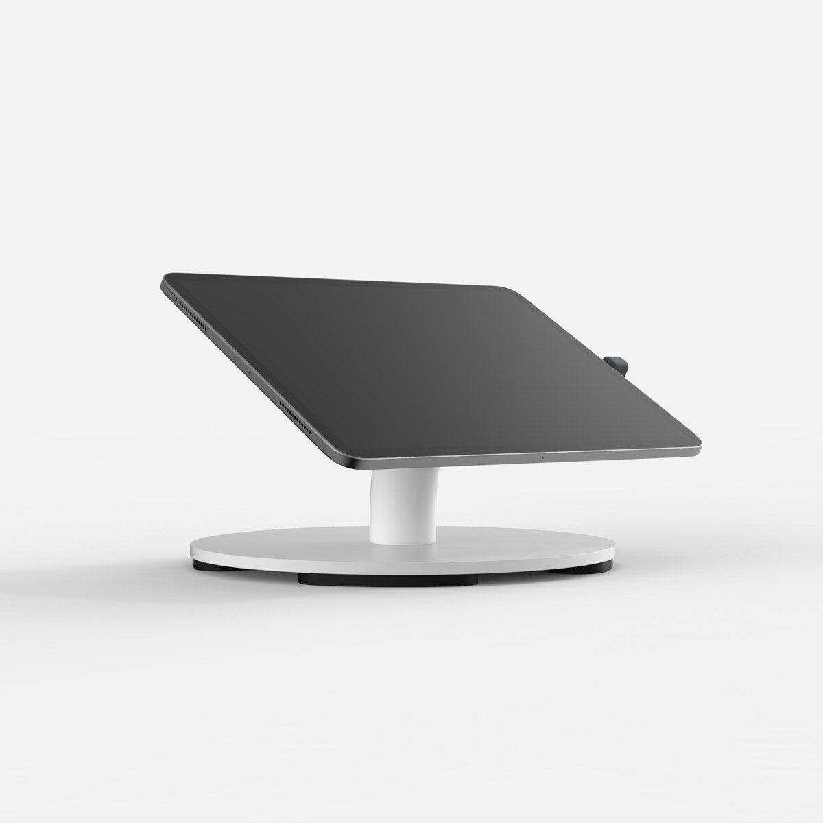 Bouncepad Core Counter Desk - anti-diefstal tafelhouder compatibel met iPad en tablet, wit