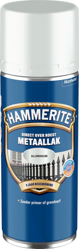 Hammerite - Metaallak Aluminium (Spray) - Aluminium - 400 ML