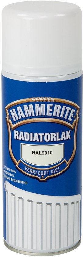 Hammerite - Radiatorlak (Spray) - RAL 9010 - 400 ML