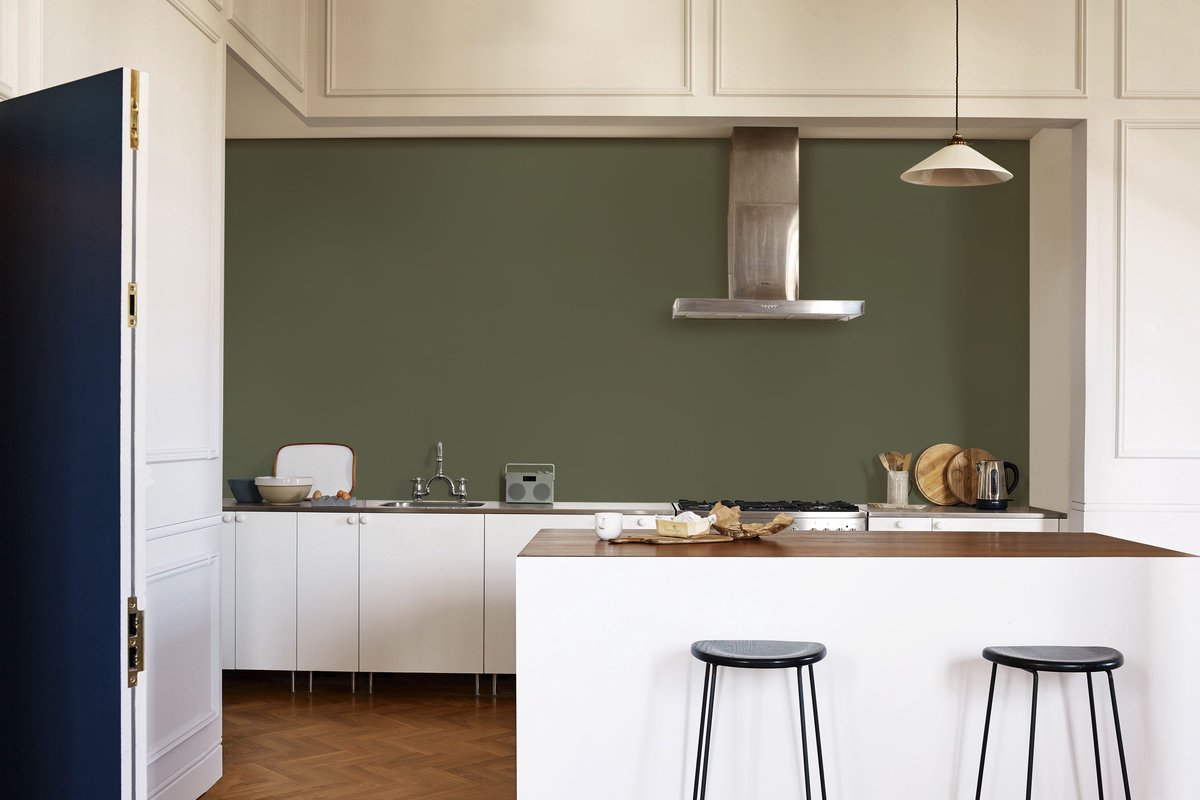 Flexa - Creations Muurverf Extra Mat - Mossy Green - Mengverf - 1 L – foto 3