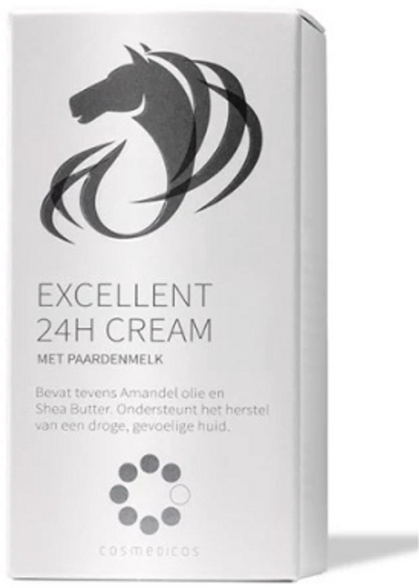 COSMEDICOS - Excellent 24H Cream - Met paardenmelk - Bevat Amandel Olie en Shea Butter