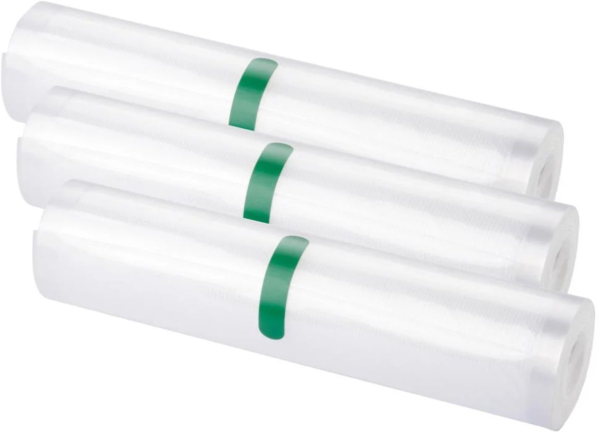 SILVERCREST® KITCHEN TOOLS | Folierollen voor Vacumeermachines - Folierol - Vacuumfolie | Vacumeerfolie 20 x 300 cm per Rol | Vacuumrol - BPA vrij | Totaal 9 Meter | 3X Rollen