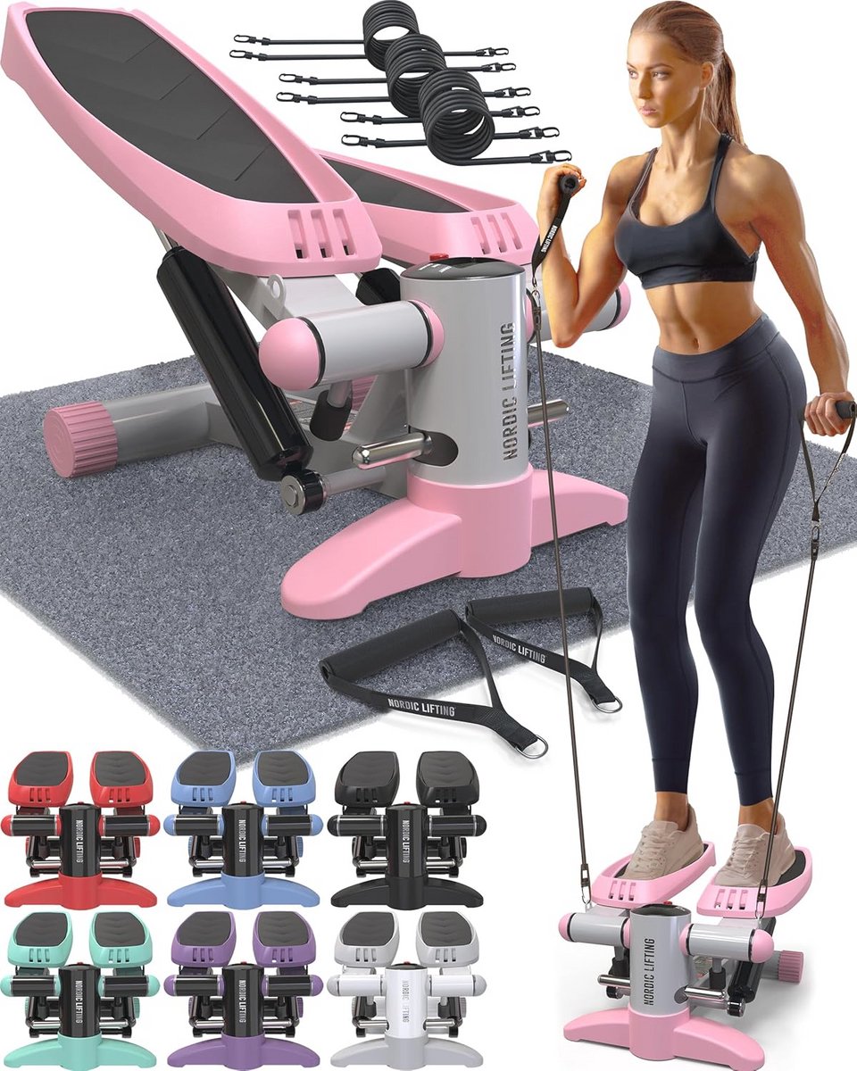 Mini Stepper & Stair Climber Machine met Weerstandsbanden