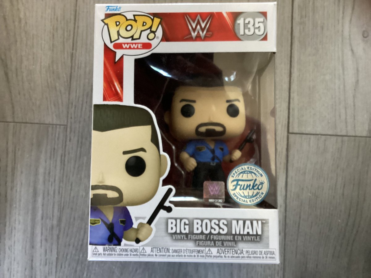 Funko Pop! WWE - Big Boss Man #135 GameStop Exclusive
