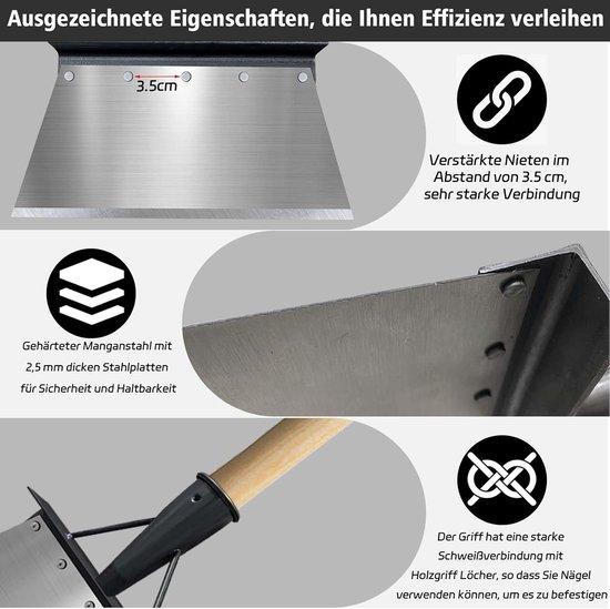 Multifunctionele reinigingsschep - Tuinhulp - 21 cm - Handig van Green Arrow — afbeelding 4