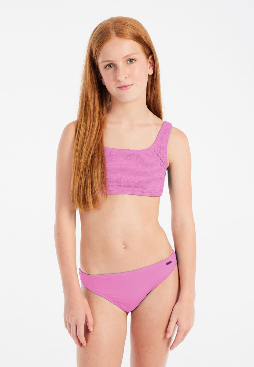 Protest Prttuni Jr – Bralette bikini set Meisjes – Normale pasvorm – Uitneembare vulling Rood